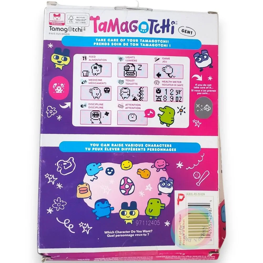 Bandai Tamagotchi Gen 1 Pretty Party Virtual Pet NIP